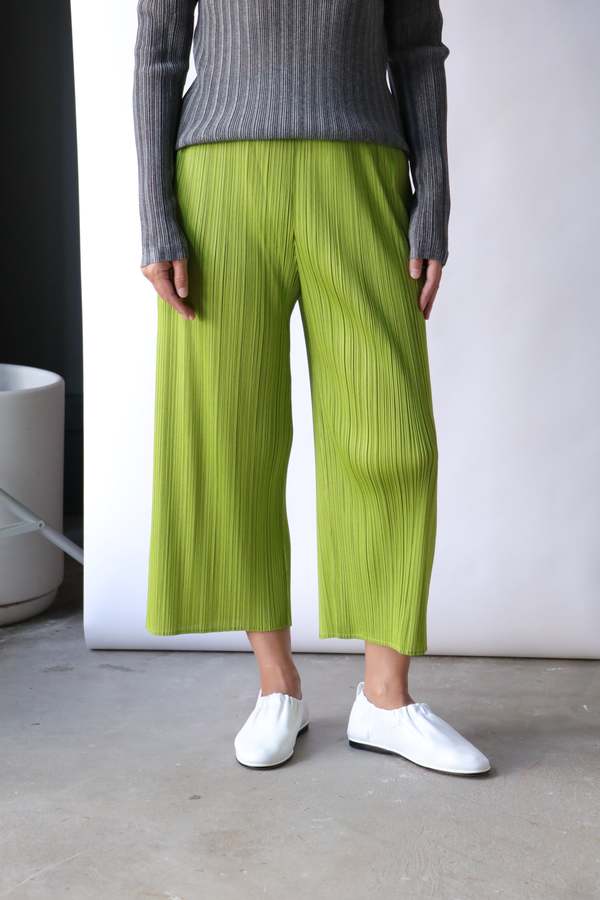 美品【PLEATS PLEASE】MONTHLY AUGUST パンツ サイズ3 Pleats Please by Issey Miyake Monthly Colors August Pants | Garmentory
