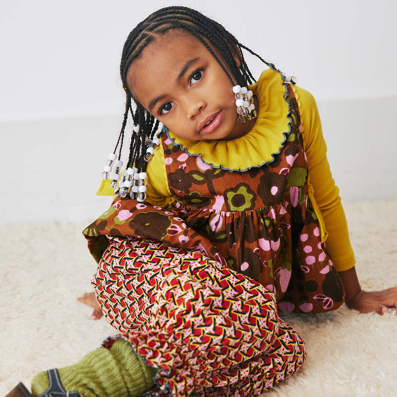 Kids Misha & Puff Paloma T-shirt - Citron Yellow | Garmentory