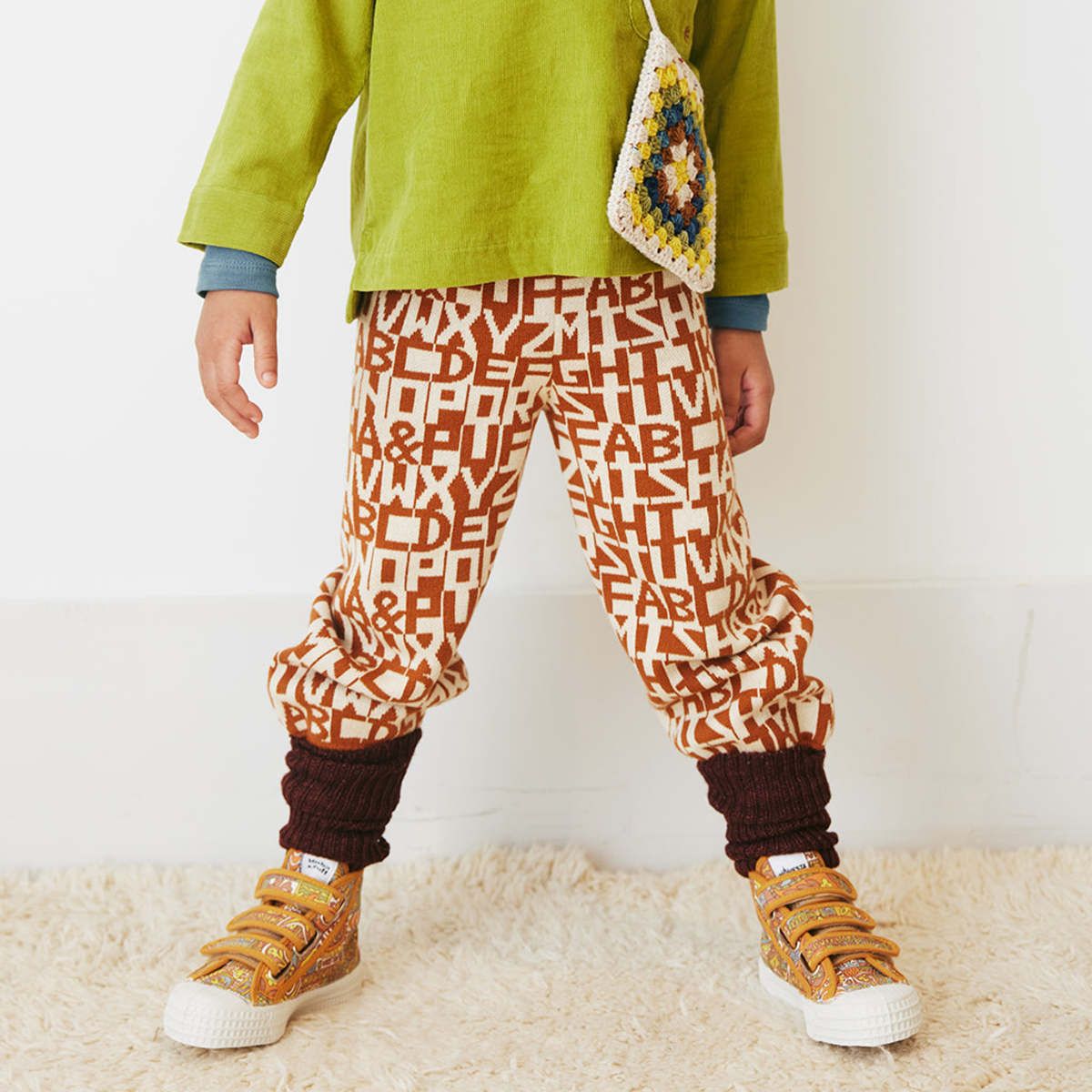 Misha & Puff x Novesta Child High Top Velcro Shoes Rose Gold