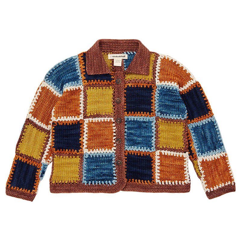 misha and puff Ladder Square Cardigan