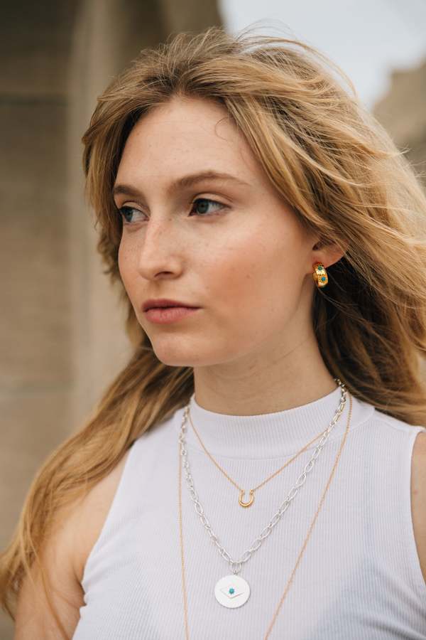 Sierra Winter Jewelry Lady Luck Necklace - Gold Vermeil