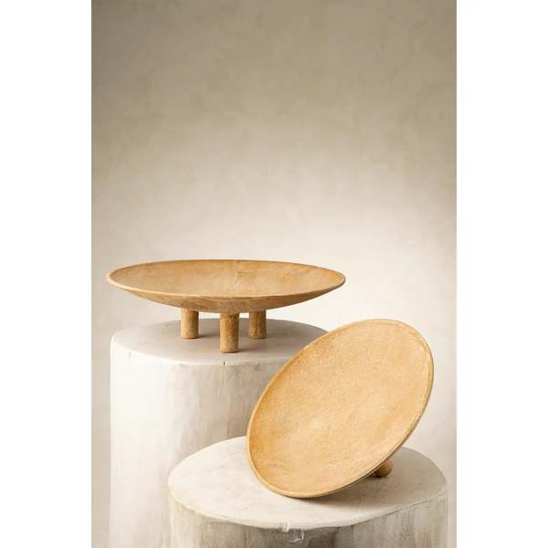 Indaba Trading Pascal Footed Tray - Natural