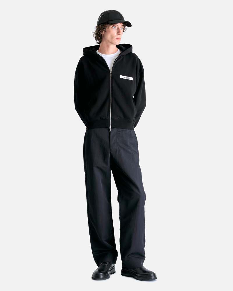 スウェット・トレーナー Jacquemus 'Le Hoodie Gros Grain' Black C The Gros Grain hoodie by JACQUEMUS | Official website