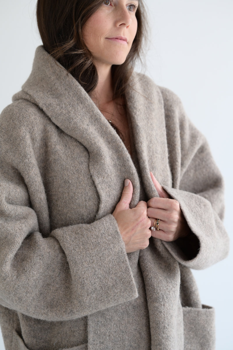 Lauren Manoogian Double Face Coat - Moth | Garmentory
