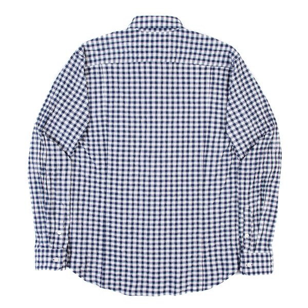 Corridor Long Sleeve Shirt - Navy/Red Seersucker Plaid Corridor Long Sleeve Shirt - Navy/Red Seersucker Plaid