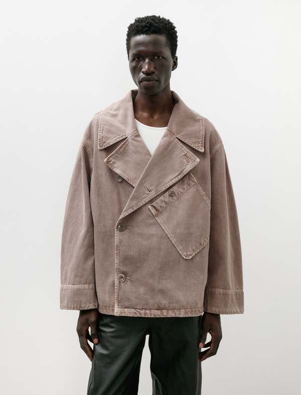 Lemaire Dispatch Denim Jacket - Snow Mauve | Garmentory