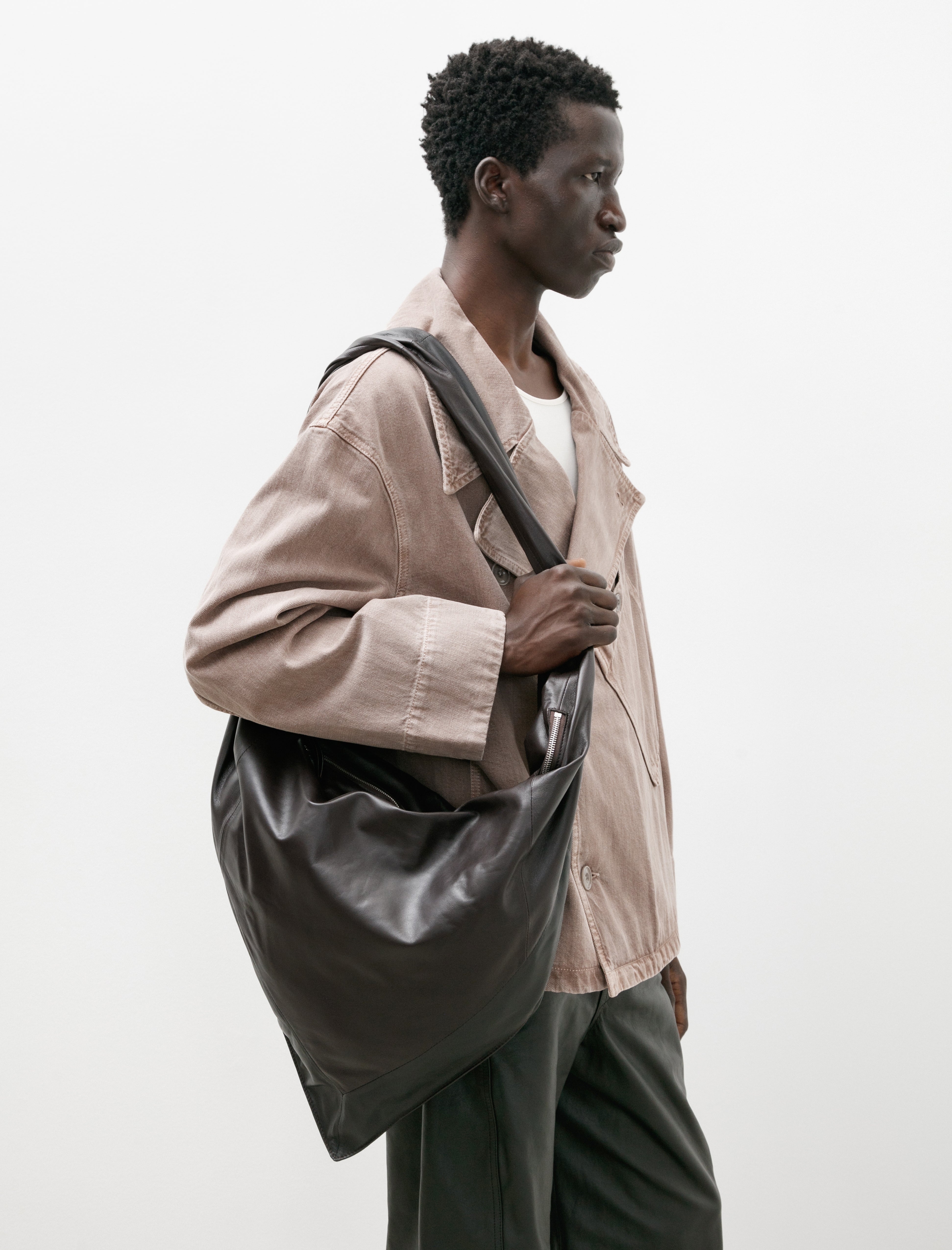 Lemaire Scarf Bag - Espresso Dark Chocolate | Garmentory