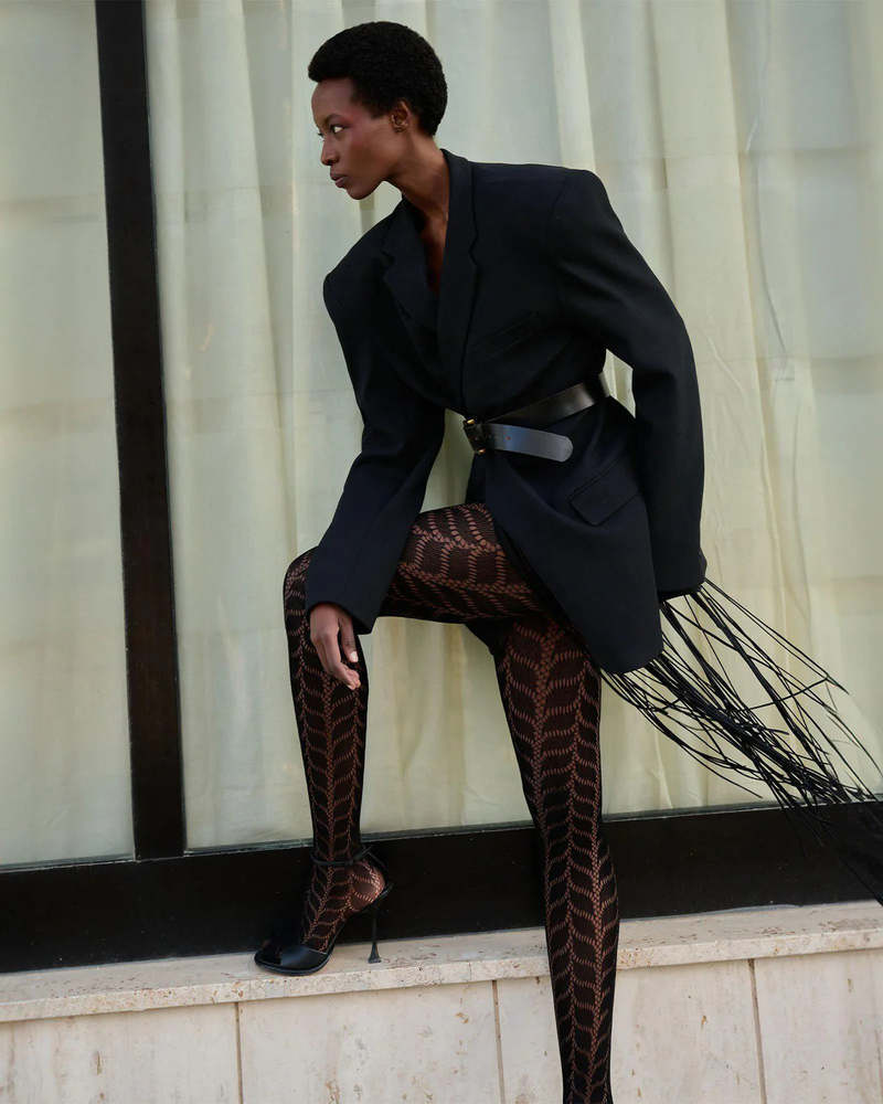 Swedish Stockings COLLANT FILET MEJA Tights - NOIR