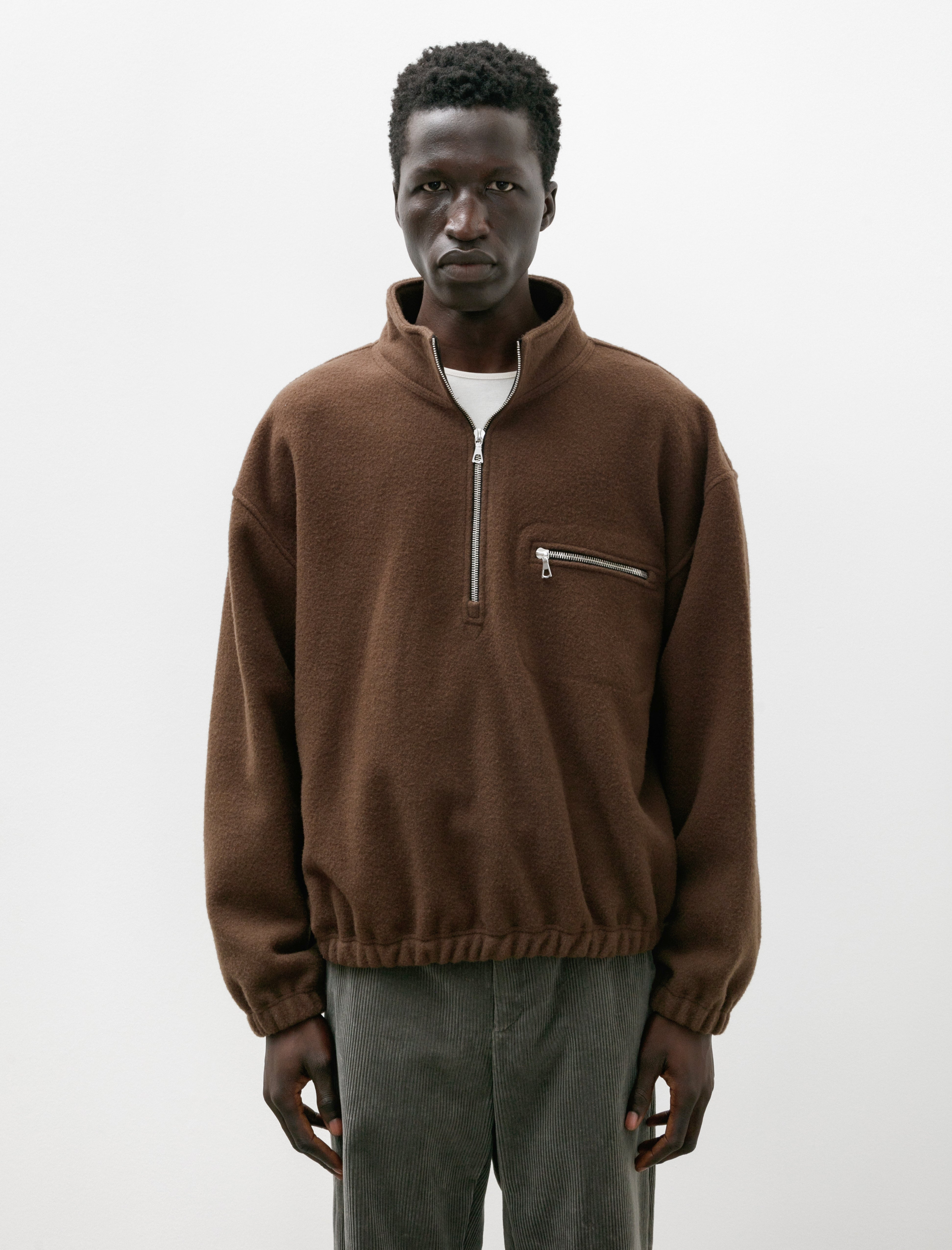 Rier Wool Polar Fleece - Castoro | Garmentory