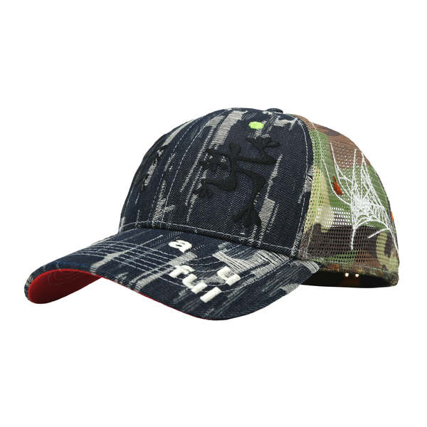 b.eautiful Biyu Trucker Hat - Black/Camo | Garmentory