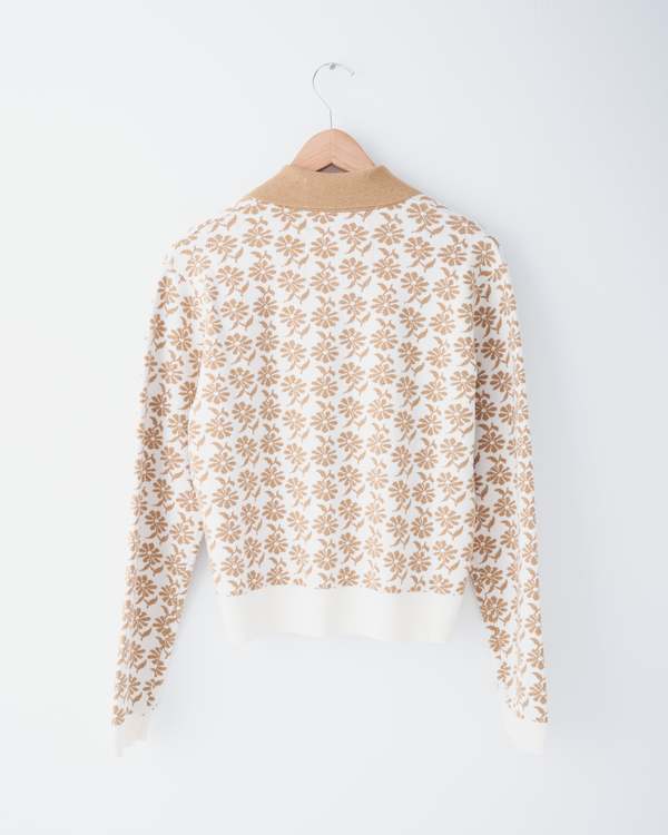 トップス camiel fortgens 70s vast Camiel Fortgens 70S Cardigan, Sand & Brown – Glasswing
