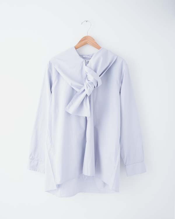 Camiel Fortgens Hooded Scarf Shirt - Grey | Garmentory