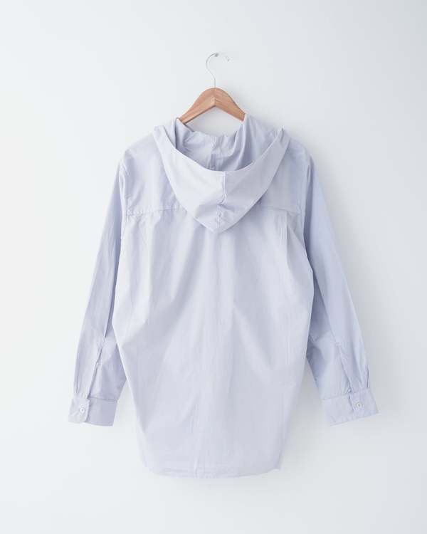 Camiel Fortgens Hooded Scarf Shirt - Grey | Garmentory