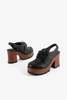"INTENTIONALLY __________."HOBBY PLATFORM CLOG - WHISKEY/BLACK - Thumbnail 8