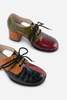 "INTENTIONALLY __________." JOE JOE FLARED OXFORD - MERLOT/WHISKEY COMBO/BLACK - Thumbnail 14