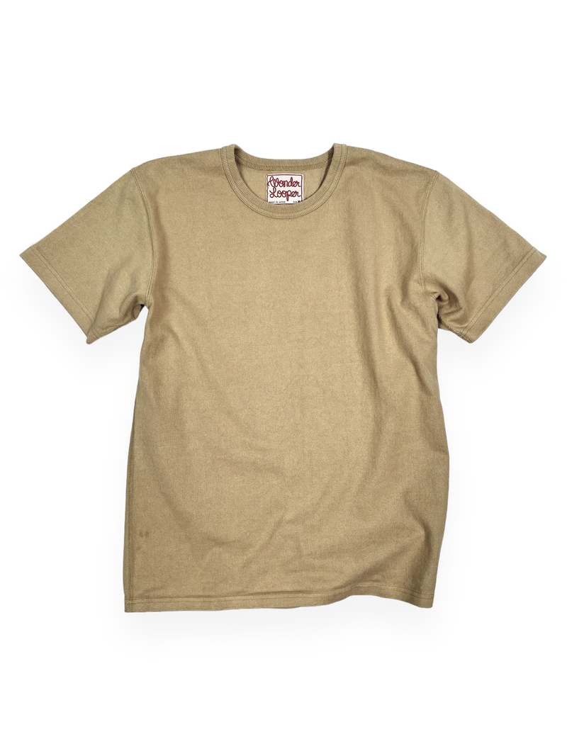 Wonder Looper Double Heavyweight Tee - Sand