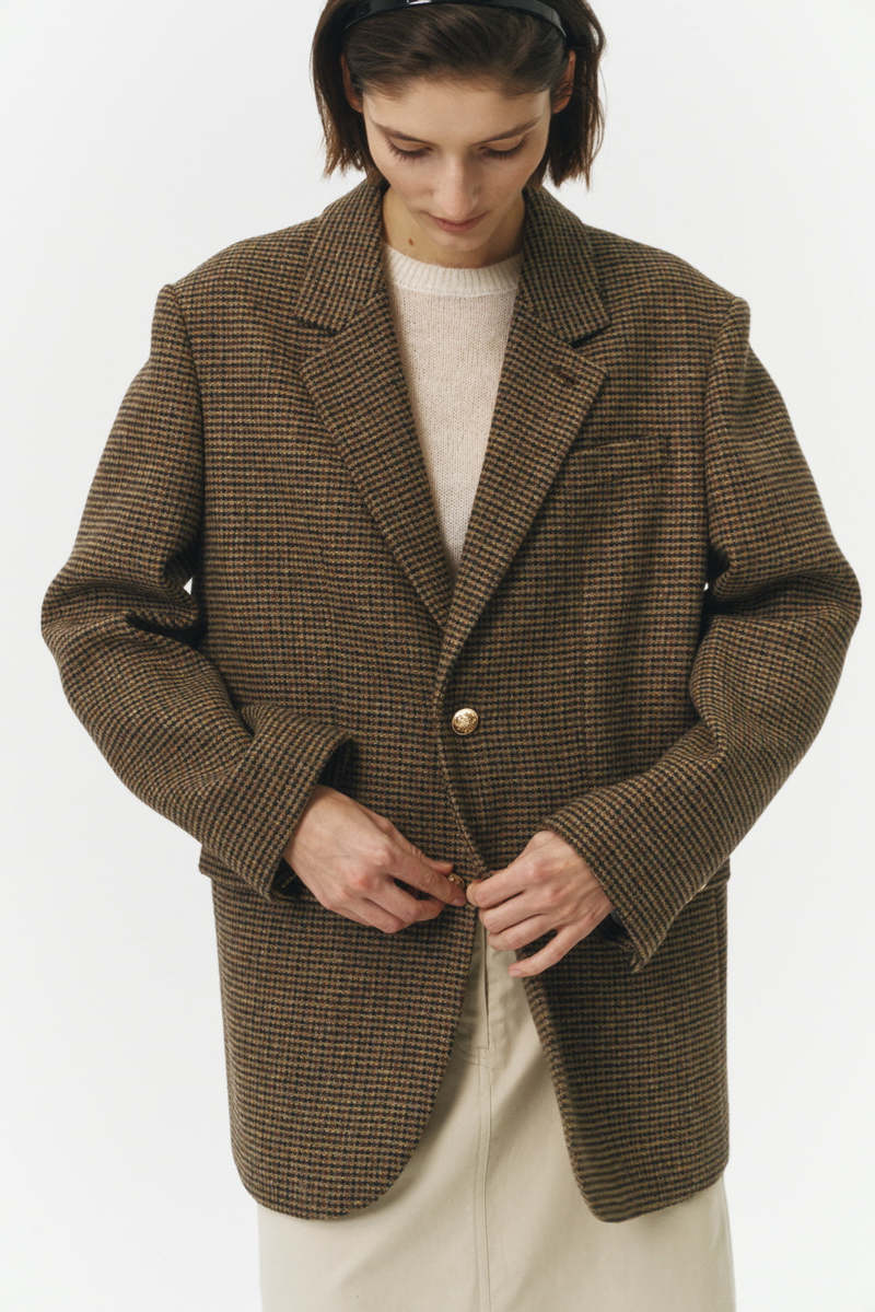 UNISEX CLASSIC 2 BUTTON WOOL BLAZER | Garmentory