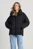 Adroit Sasha Cocoon Puffer Jacket - Black - Thumbnail 2