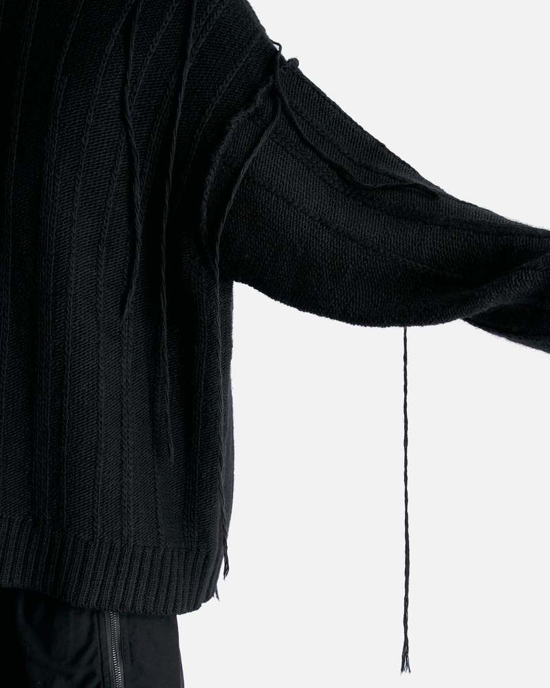 Yohji Yamamoto Pour Homme String Switching Round Neck
