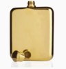 Viski Polished Plated Flask - Gold - Thumbnail 1