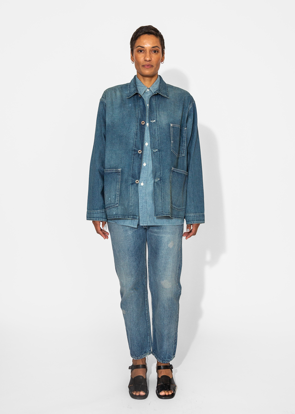 Chimala Denim Chore Jacket - Medium Distress | Garmentory