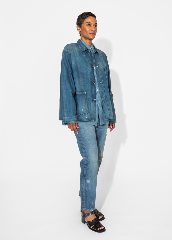 Chimala Denim Chore Jacket - Medium Distress | Garmentory