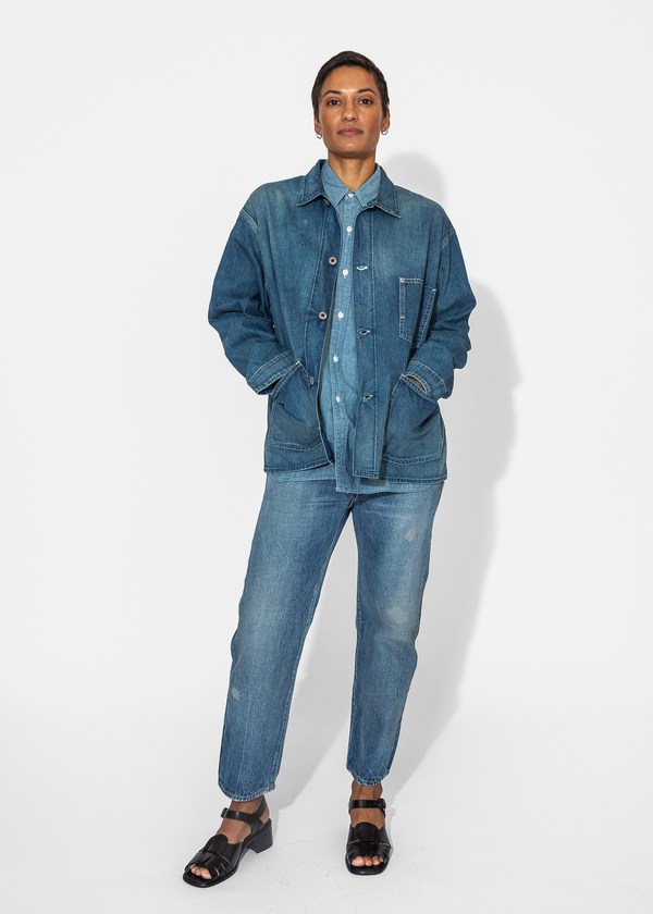 Chimala Denim Chore Jacket - Medium Distress | Garmentory