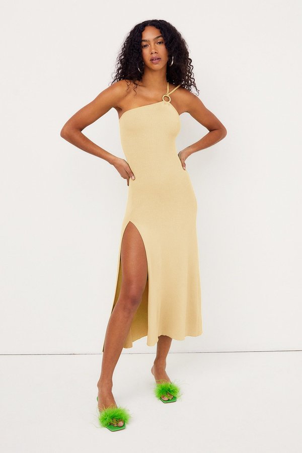 For Love & Lemons Keisha Maxi Dress - Tan