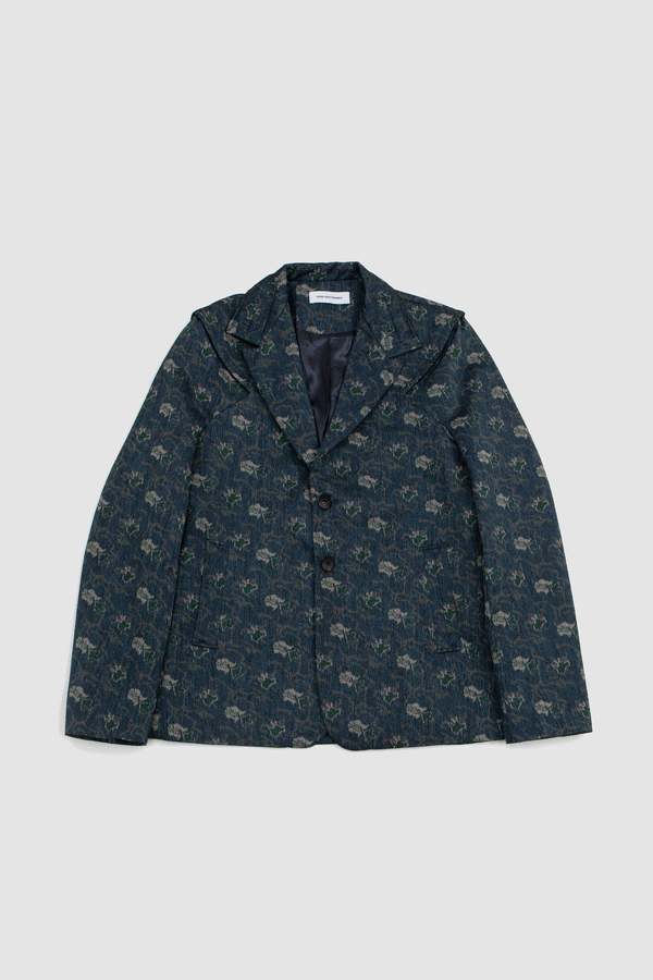kiko kostadinov Bendix Tailored Blazer - Floral Jacquard/Jersey