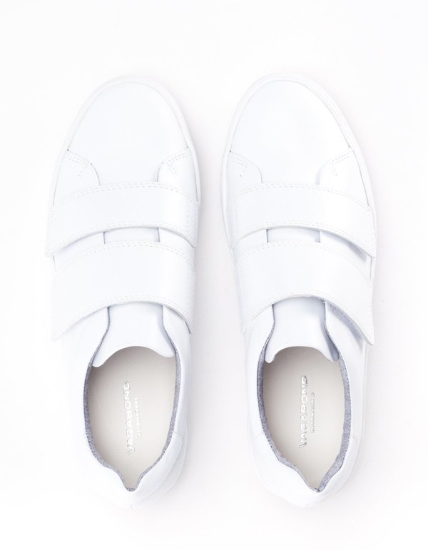 Vagabond Zoe Velcro Sneaker - White Vagabond Zoe Velcro Sneaker - White