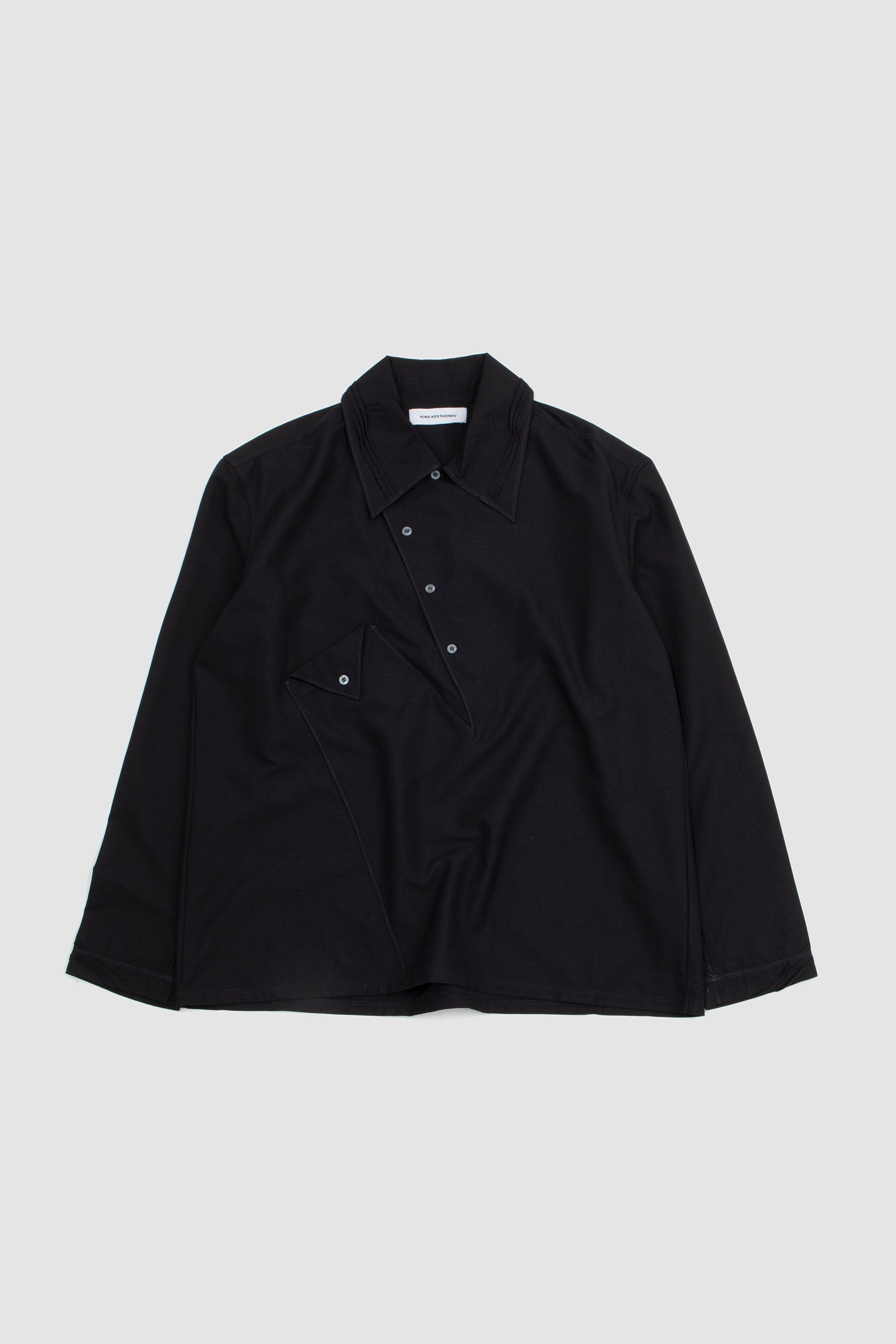 kiko kostadinov Jarocka Overshirt Soul Eco Jat - Black | Garmentory