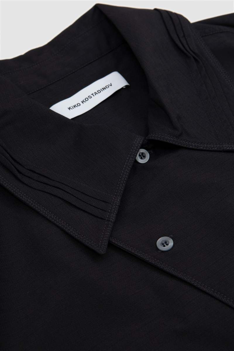 kiko kostadinov Jarocka Overshirt Soul Eco Jat - Black | Garmentory
