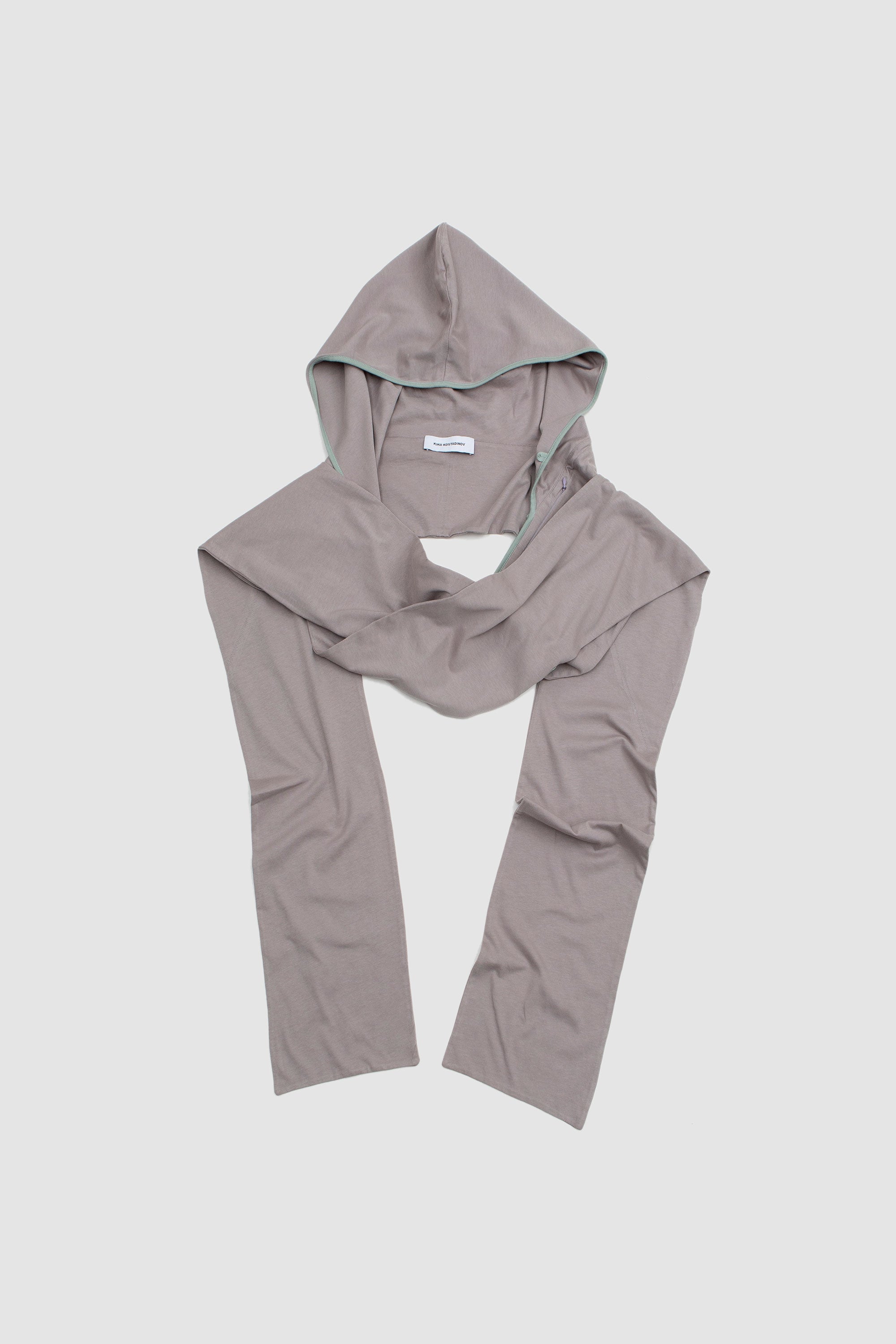 KIKO KOSTADINOV ohne hooded scarf マフラー Kiko Kostadinov Ohne Hood Scarf Jade Green – Très Bien