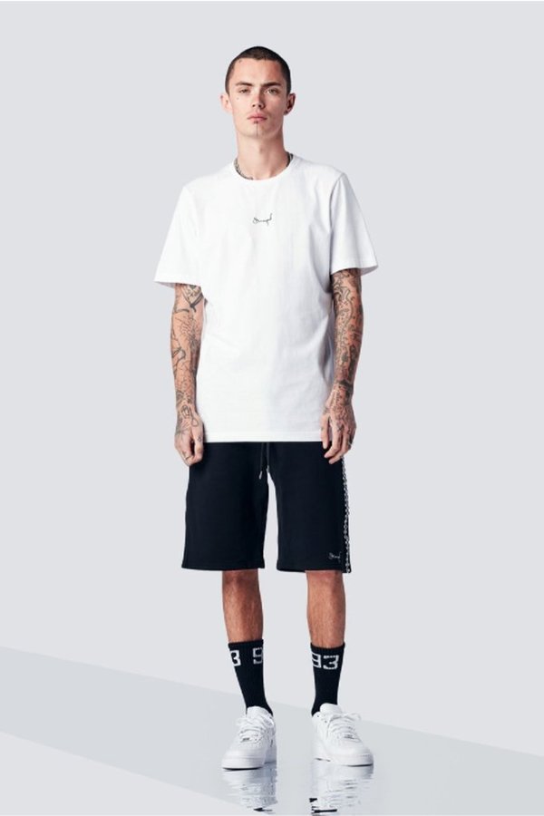 Stampd CHECK STRIPE TERRY SHORT - BLACK Stampd CHECK STRIPE TERRY SHORT - BLACK