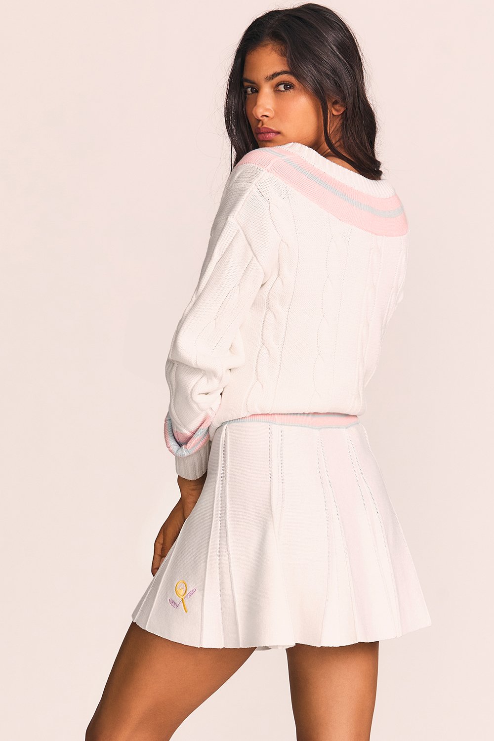 LOVESHACKFANCY ROZ SKIRT main image 0