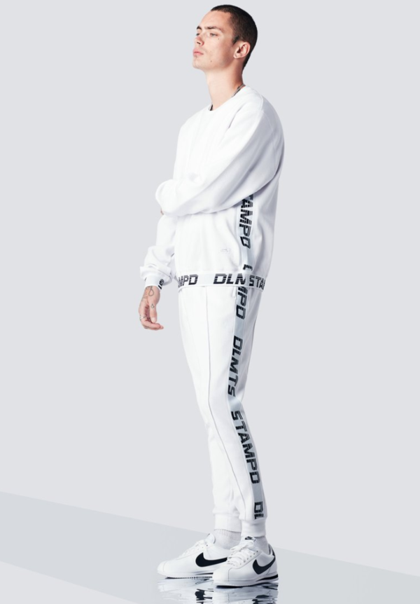 Stampd DRIVE SWEATSHIRT - WHITE Stampd DRIVE SWEATSHIRT - WHITE