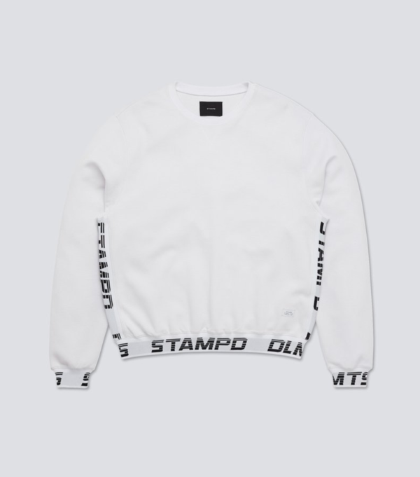 Stampd DRIVE SWEATSHIRT - WHITE Stampd DRIVE SWEATSHIRT - WHITE