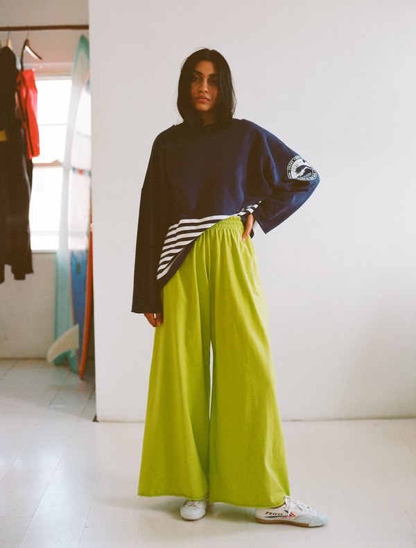 OffSeasonNYC Omiyage Lounge Pant - Citron Knit Jersey OffSeasonNYC Omiyage Lounge Pant - Citron Knit Jersey