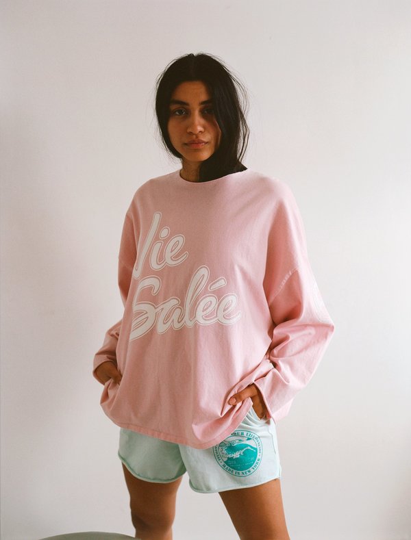 OffSeasonNYC Token Pull Over - Dusty Pink Knit Jersey OffSeasonNYC Token Pull Over - Dusty Pink Knit Jersey