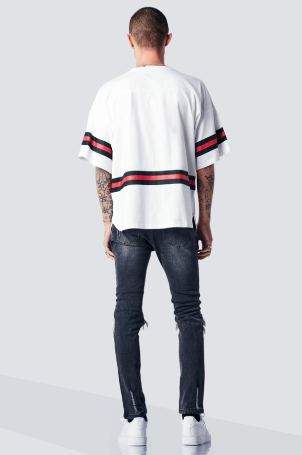 Stampd HOCKEY SHORT SLEEVE - WHITE Stampd HOCKEY SHORT SLEEVE - WHITE