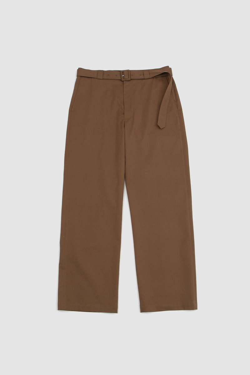 パンツ DRIES VAN NOTEN 'Pamplona' pants Brown Dries Van Noten Pamplona Pleated Wide-Leg Pants - Bergdorf