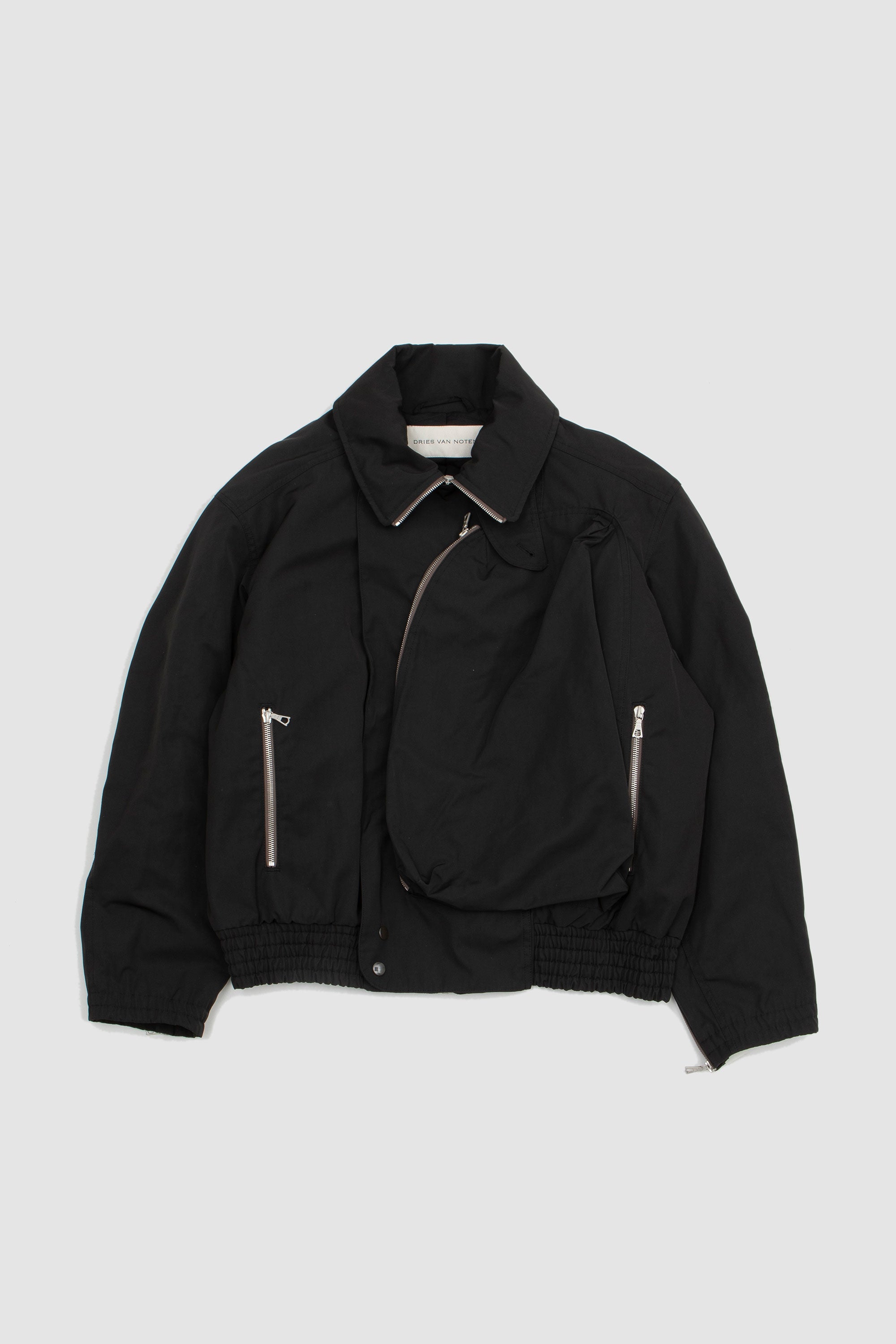 ジャケット・アウター DRIES VAN NOTEN jacket check Navy Pixel Chain Printed Track Jacket by Dries Van Noten on Sale