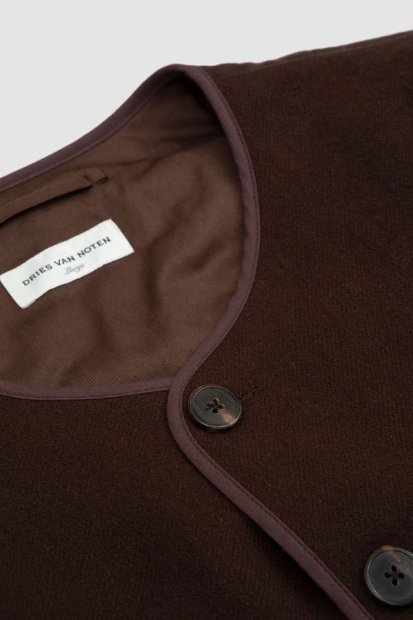 Dries Van Noten Vitson Bis Jacket - Brown | Garmentory
