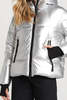 Adroit Pacific Down Hooded Jacket - Silver - Thumbnail 3