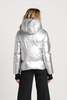 Adroit Pacific Down Hooded Jacket - Silver - Thumbnail 4