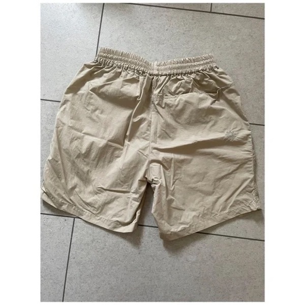 Gray Cotton Taffeta Shorts