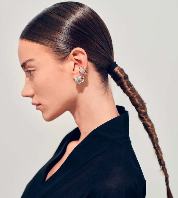 Tom Wood Orb Huggies