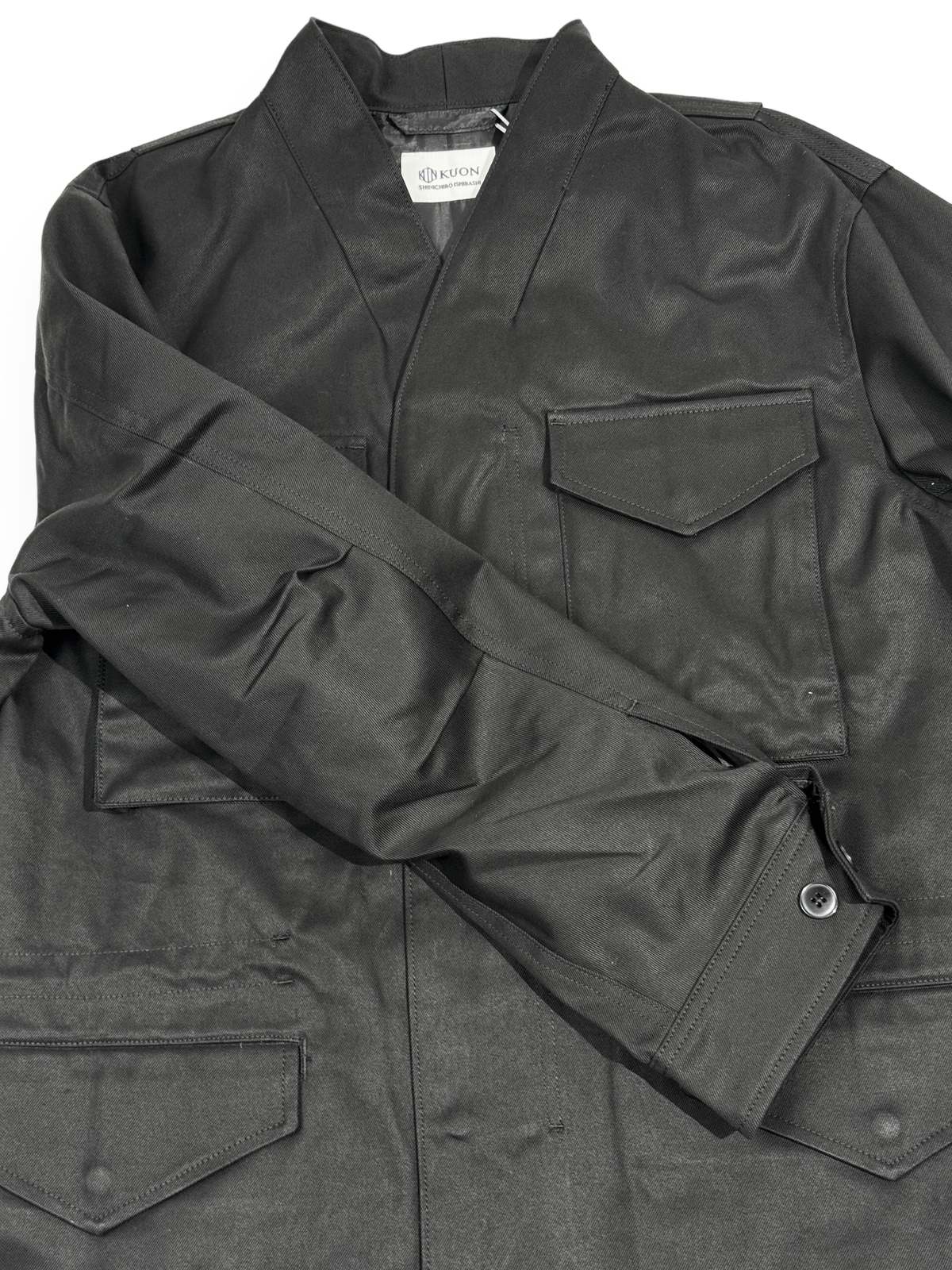 Kuon Kimono Collar Field Jacket | Garmentory