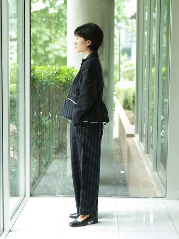 H+HANNOH WESSEL　ストライプジャケット　イタリア製 Hannoh Wessel Virgil Jacket - Navy | Garmentory