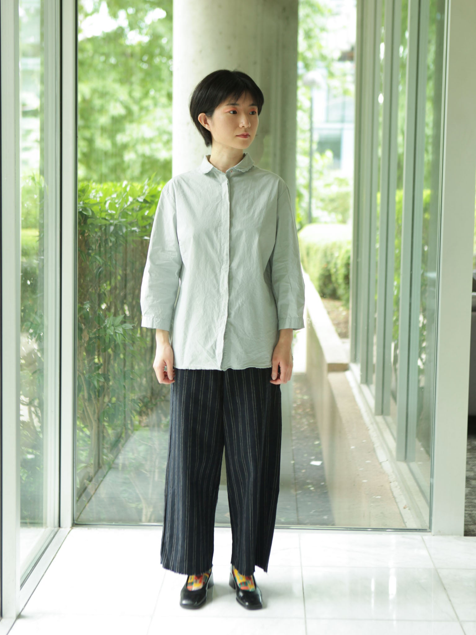 H+ Hannoh Wessel Cassia Shirt - Platin | Garmentory